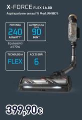 Rowenta - X-Force Flex 14.80 Aspirapolvere Senza Fili Mod. RH9B74