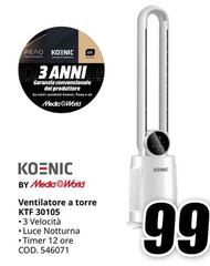 Peaq - Ventilatore A Torre KTF 30105