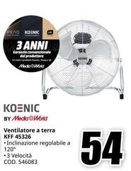 Peaq - Ventilatore A Terra 45326
