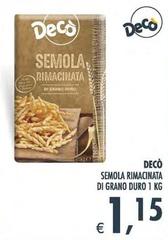 Deco - Semola Rimacinata Di Grano Duro