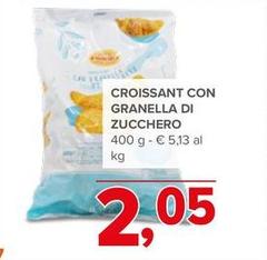 Croissant Con Granella Di Zucchero