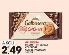 Galbusera - Biscotti Integrali Colcuore Con Betaglucani