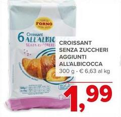 Croissant Senza Zuccheri Aggiunti All'Albicocca