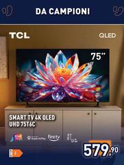 TCL - Smart Tv 4K Qled Uhd 75T6C