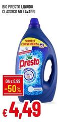 Presto - Liquido Classico 50 Lavaggi