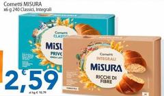 Misura - Cornetti