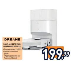Dreame - Robot Aspirapolvere E Lava Pavimenti D20plus