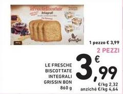 Grissin bon - Le Fresche Biscottate Integrali