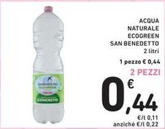 San Benedetto - Acqua Naturale Ecogreen