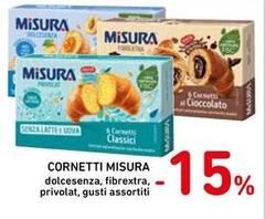 Misura - Cornetti