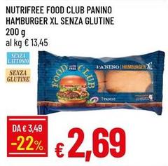 Nutrifree -  Food Club Panino Hamburger Xl Senza Glutine