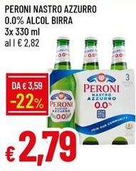 Peroni - Nastro Azzurro 0,0% Birra