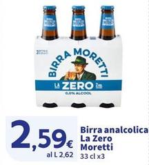 Moretti - Birra Analcolica La Zero