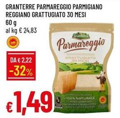 Granterre - Parmareggio Parmigiano Reggiano Grattugiato 30 Mesi