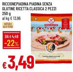 Riccione piadina - Piadina Senza Glutine Ricetta Classica
