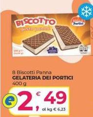 Gelateria dei portici - 8 Biscotti Panna