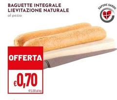 Baguette Integrale Lievitazione Naturale