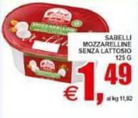 Sabelli - Mozzarelline Senza Lattosio