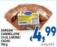 Gargani - Ciambellone 1/4 Al Limone/ Cacao