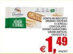 Gentilini - Biscotti Osvego S Cereali