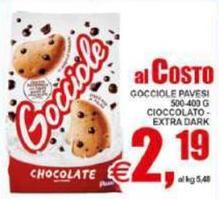 Gocciole -  Pavesi Cioccolato- Extra Dark