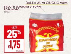 Moro - Biscotti Savoiardi Di Fonni Rosa