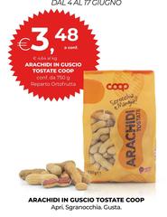 Coop - Arachidi In Guscio Tostate