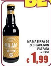 Ma.ma -  Birra 50 Ci Chiara Non Filtrata