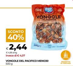 Meno30 - Vongole Del Pacifico