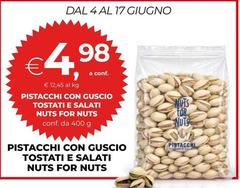 Pistacchi Con Guscio Tostati E Salati Nuts For Nuts