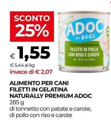 Adoc - Alimento Per Cani Filetti In Gelatina Naturally Premium