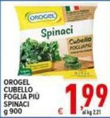 Orogel - Cubello Foglia Più Spinaci