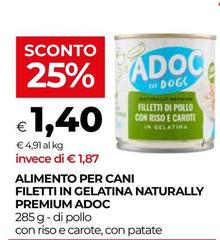 Adoc - Alimento Per Cani Filetti In Gelatina Naturally Premium