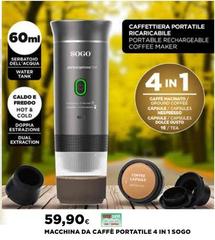 Dual - Macchina Da Caffè Portatile 4 In 1