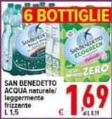 San Benedetto - Acqua Naturale/ Leggermente Frizzante