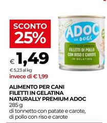 Adoc - Alimento Per Cani Filetti In Gelatina Naturally Premium