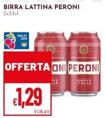 Peroni - Birra Lattina