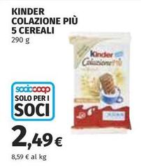 Kinder - Colazione Più 5 Cereali