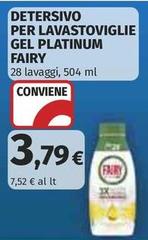 Fairy - Detersivo Per Lavastoviglie Gel Platinum