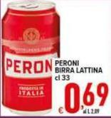 Peroni - Birra Lattina
