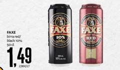 Faxe - Birra Red/ Black10%