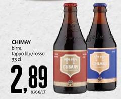 Chimay - Birra Tappo Blu/Rosso