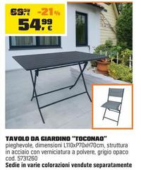 Tavolo Da Giardino 
