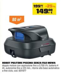 Robot Pulitore Piscina Senza Filo Mowa