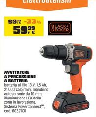 Black+Decker - Avvitatore A Percussione A Batteria 