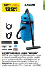 Lavor - Aspiratore Solidi Liquidi 