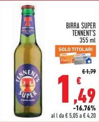 Tennent's - Birra Super