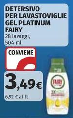 Fairy - Detersivo Per Lavastoviglie Gel Platinum