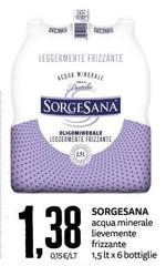 Sorgesana - Acqua Minerale Lievemente Frizzante