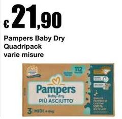 Pampers - Baby Dry Quadripack